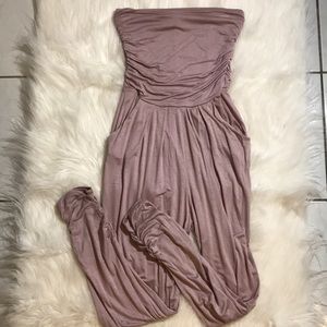 Strapless blush Jumper